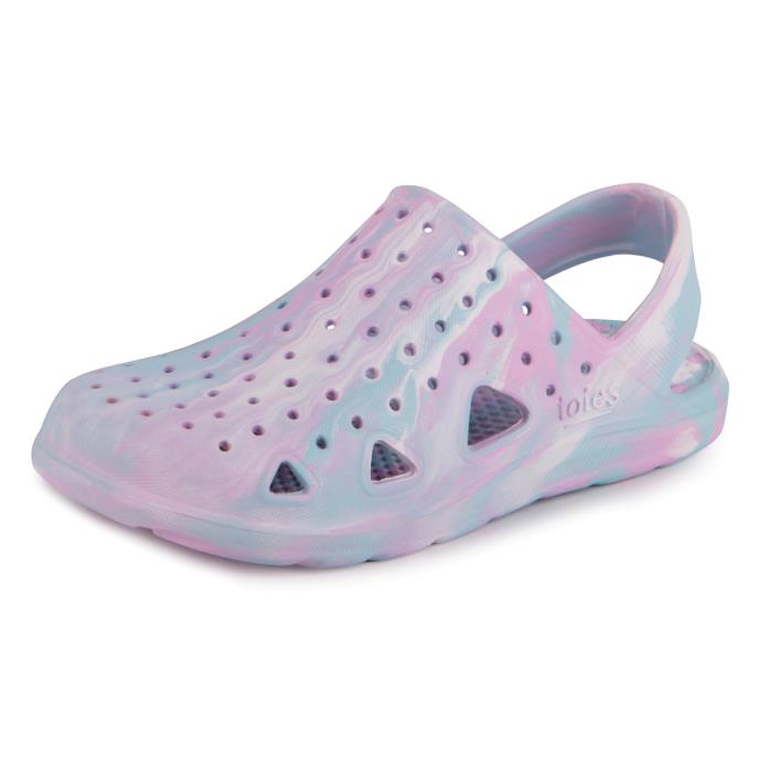 totes® SOLBOUNCE Toddler Clog Lilac Marble Extra Image 1